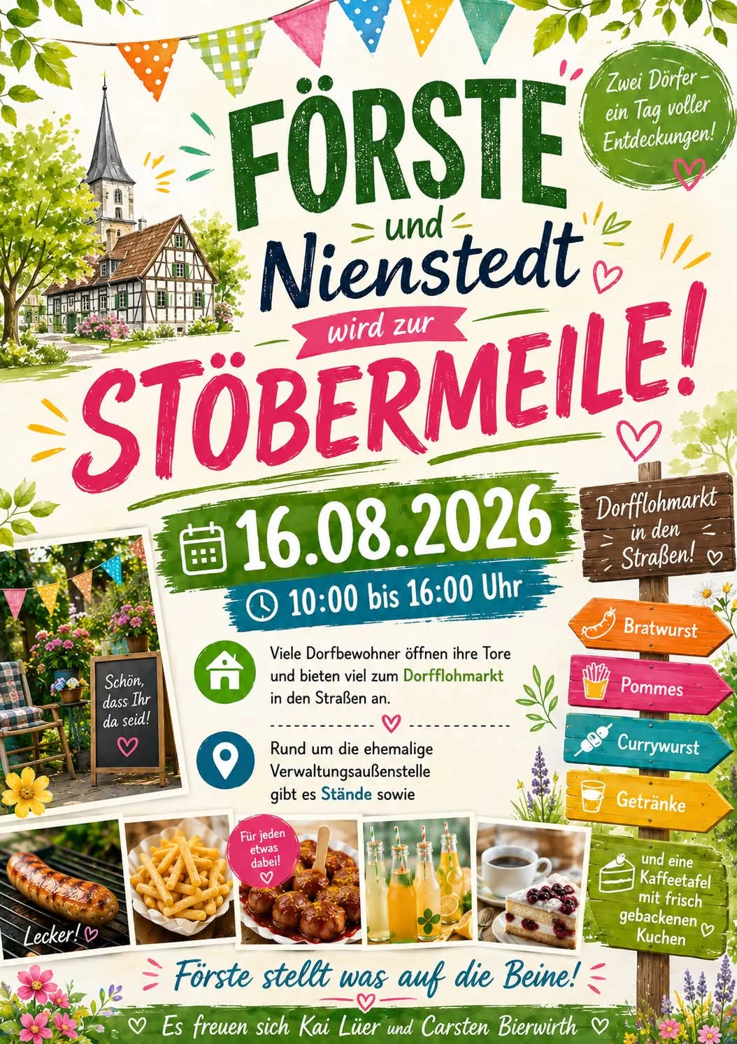 Der Dorfflohmarkt startet am Sonntag Der Dorfflohmarkt startet am Sonntag