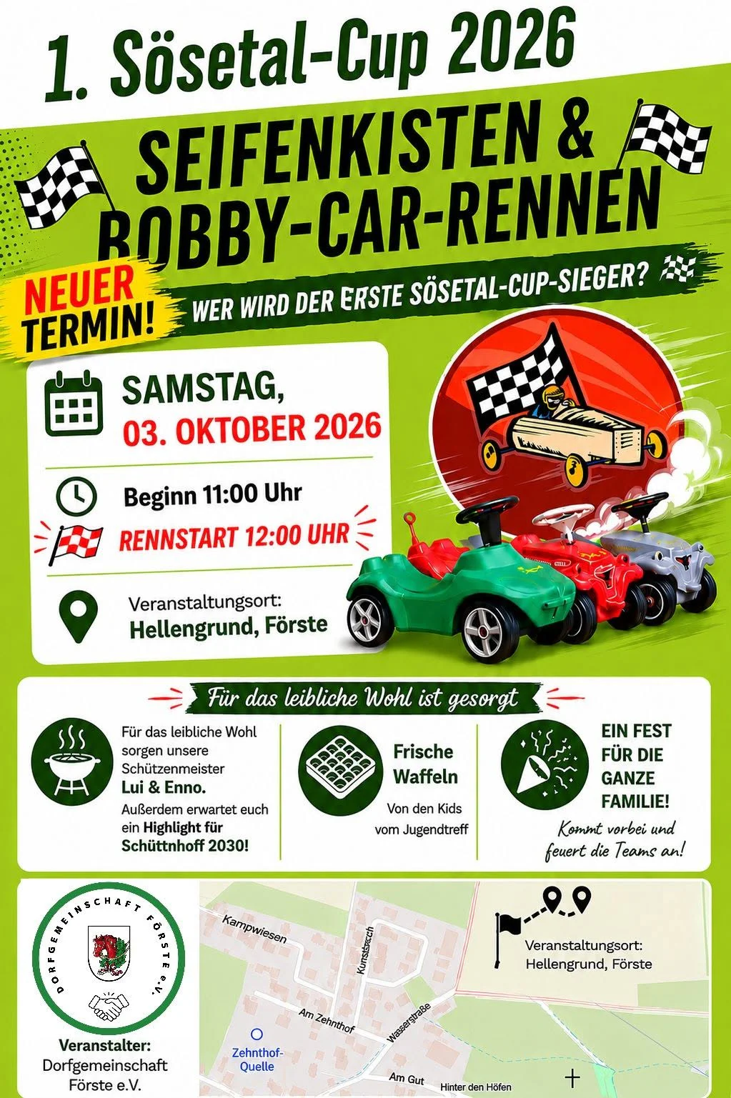 1. Sösetal-Cup startet am 03.10.2026 1. Sösetal-Cup startet am 03.10.2026